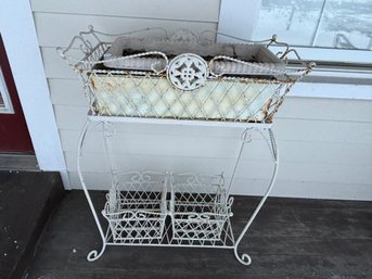 WROUGHT IRON PLANTER