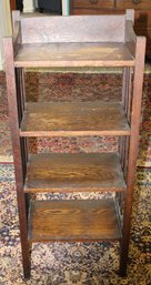 4 Teir Open Wood Bookcase