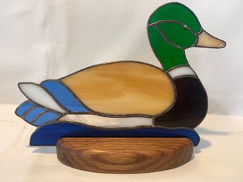 Stained Glass Mallard Duck