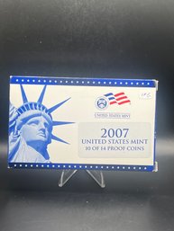 2007 United States Proof Set No Outer Box