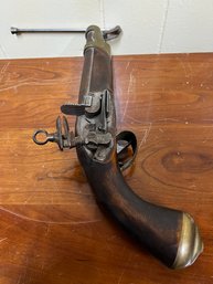 Antique Revolver / Dueling Pistol Single Shot Muzzleloader