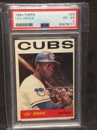 1964 Topps Lou Brock PSA 4 - M