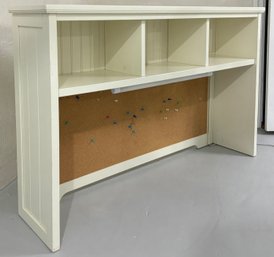 A Bookshelf Hutch For A Desk, Possibly Pottery Barn