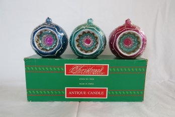 Vintage House Of Lloyd Christmas Around The World Antique Candle Set - NOS