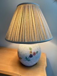 Pair Of Floral Table Lamps