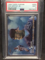 1998 Topps Chrome Ken Griffey Jr. Milestone PSA 9 - M