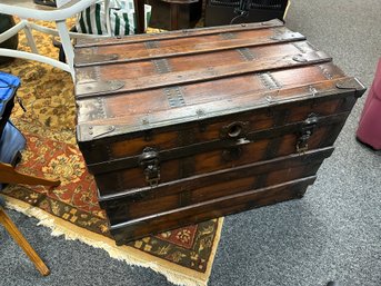 Flat Top Steamer Trunk