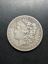 1880-O Morgan Silver Dollar