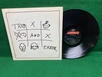 Trio. Trio And Error On 1982 Mercury Records. Promo.