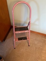 Vintage Sturdy All Steel Step Stool