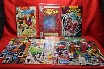 Web Of Spiderman Comic Lot   Lot Of 11 Comics