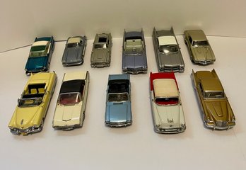 11 Vintage Danbury Mint Die Cast 1:24 Scale Collectible Cars - See Description For Makes & Models - Sold As Is