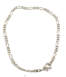 Vintage Sterling Silver Large Chain Linked Bracelet