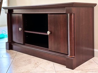 A Modern Cherry Media Console