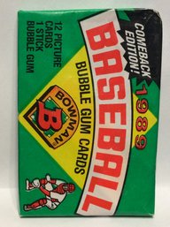 1989 Bowman Baseball Sealed Pack - M