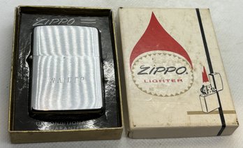 Vintage Circa 1960s Zippo Lighter With Box