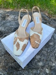 Bergdorf Goodman Pony Hair Shoes Size 6B