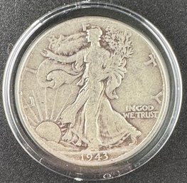 1943 Walking Liberty Silver Half Dollar