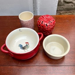 Jacques Pepin French Onion Soup Bowl And Other Items