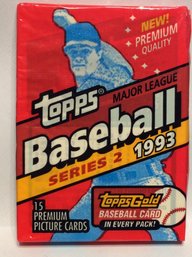 1993 Topps Series 2 Baseball Sealed Pack - M