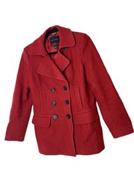 Red Banana Republic Wool Blend Peacoat