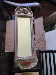 Decorative Mirror With Gold Molded Frame