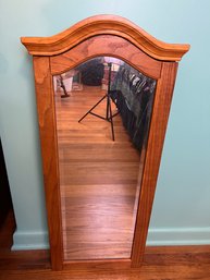 Mirrored Oak Jewelry Chest