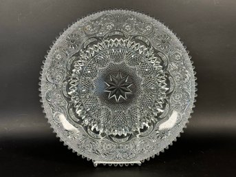 Duncan & Miller Early American Sandwich Glass Egg Platter