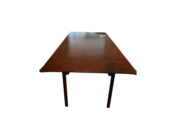 Hand Executed Custom Cherry Dining Table By D.R. Dimes - With Two Slide-in Leaves 88'L To 111'