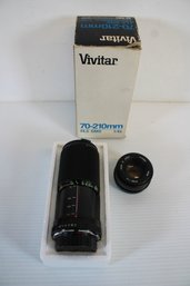 Pair Of Vivitar Lens Including 70-210mm And 50mm  Made In Japan