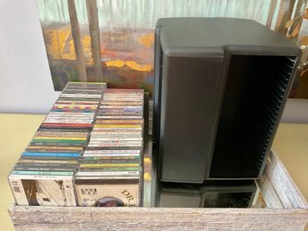 Entire CD Library And Revolving Holder