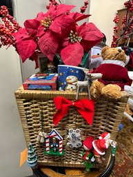 Adorable Christmas Basket Stuffed Full