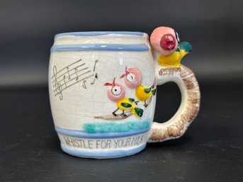 Vintage Kitsch: 'Whistle For Your Milk' Mug