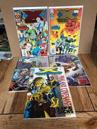 2 X Universe, 2 X-force, 1 X Factor Comic Books.   Lot 186