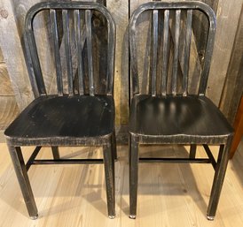 Pair Of Steel Chairs