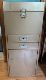 Locking Metal Office Cabinet With Keys