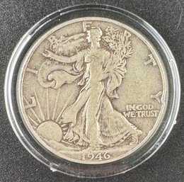 1946-D Walking Liberty Silver Half Dollar