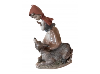 Lladro-  Little Red Riding Hood -4965-glossy