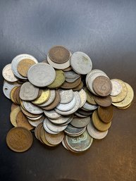 13 Ounces Miscellaneous Foreign Coins