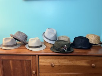 Collection Of Eight Men's Hats