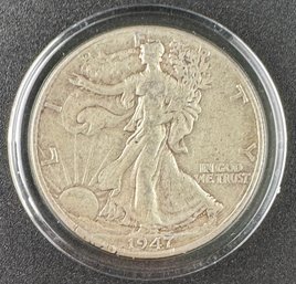 1947-D Walking Liberty Silver Half Dollar