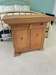 Pine Schoolmaster's Desk/Lectern Table