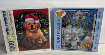 Dog Puzzles Lot