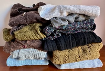 Over 10 Women's Sweaters, All Sizes