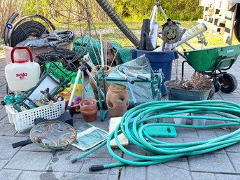 Tons Of Garage Items - Hoses, Seeder, Garden Stuff And MUCH MORE!