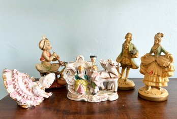 Vintage (Mostly Mid Century) European And Japanese Porcelain Figurines