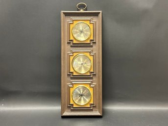 A Vintage Cooper Weather Station, Wall-Hung