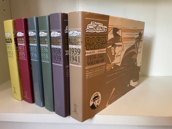 The Complete Chester Gould's Dick Tracy 1931-1941 . 6 Hard Cover Books By  IDW Publications (B25)