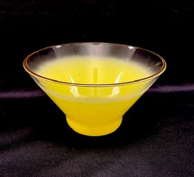 Vintage Yellow Blendo Serving Bowl