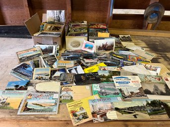 Lot Of 1600 Vintage Post Cards 1900-1970s In Very Good To Excellent Condition